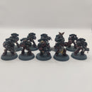 Warhammer 40k Flesh Tearers Tactical Marines x 10 - Painted AF107