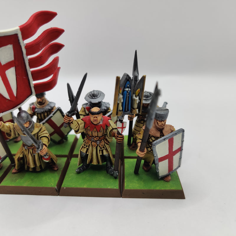 Warhammer the Old World Bretonnian Men a Arms - Painted AZ143