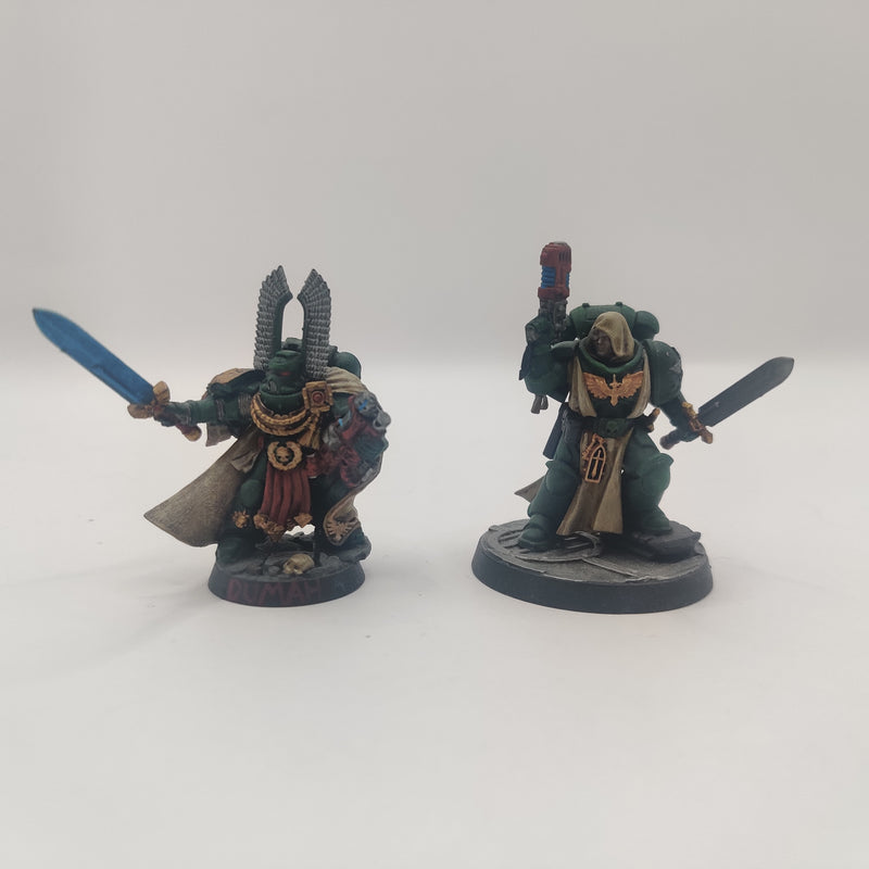 Warhammer 40k Dark Angels Captain and Primaris Lieutenant - Painted AU024