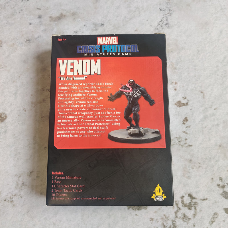 Marvel Crisis Protocol Venom in box AV040