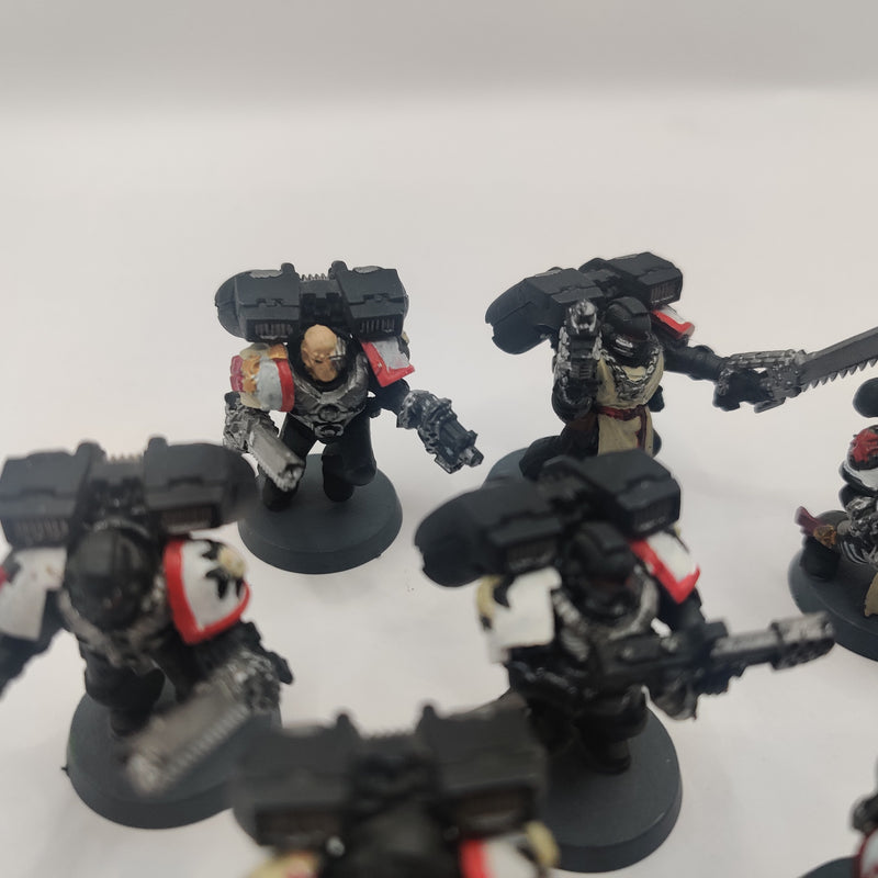 Warhammer 40k Black Templar Command Squad and Vanguard Veterans - Painted AI286