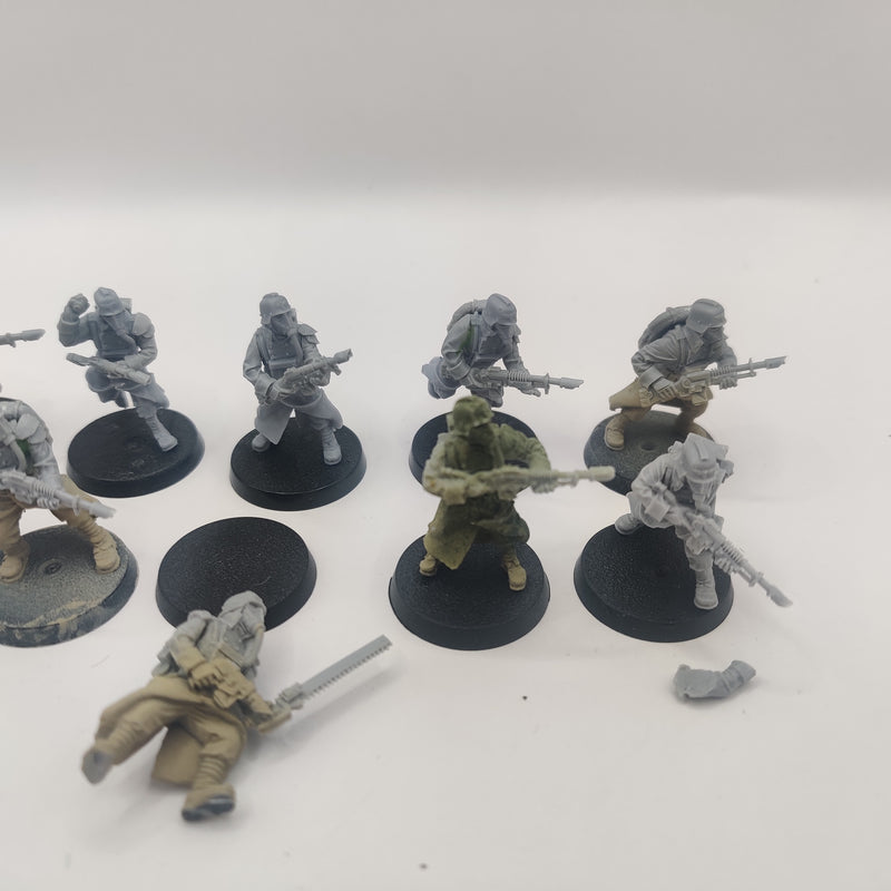 Warhammer 40k Forgeworld Death Korps of Krieg Squad Advancing AQ002