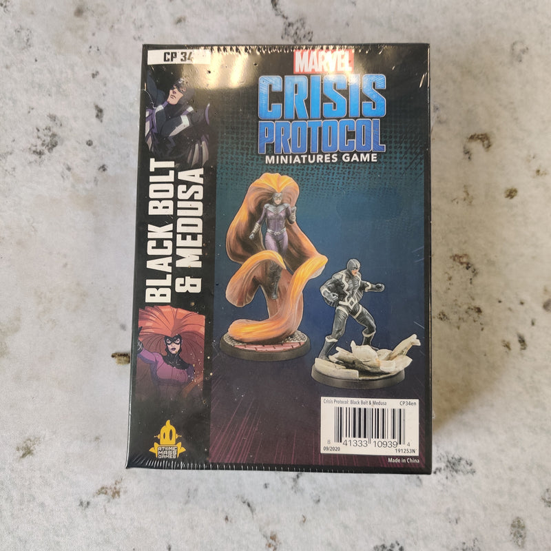 Marvel Crisis Protocol Black Bolt and Medusa - Sealed BD024