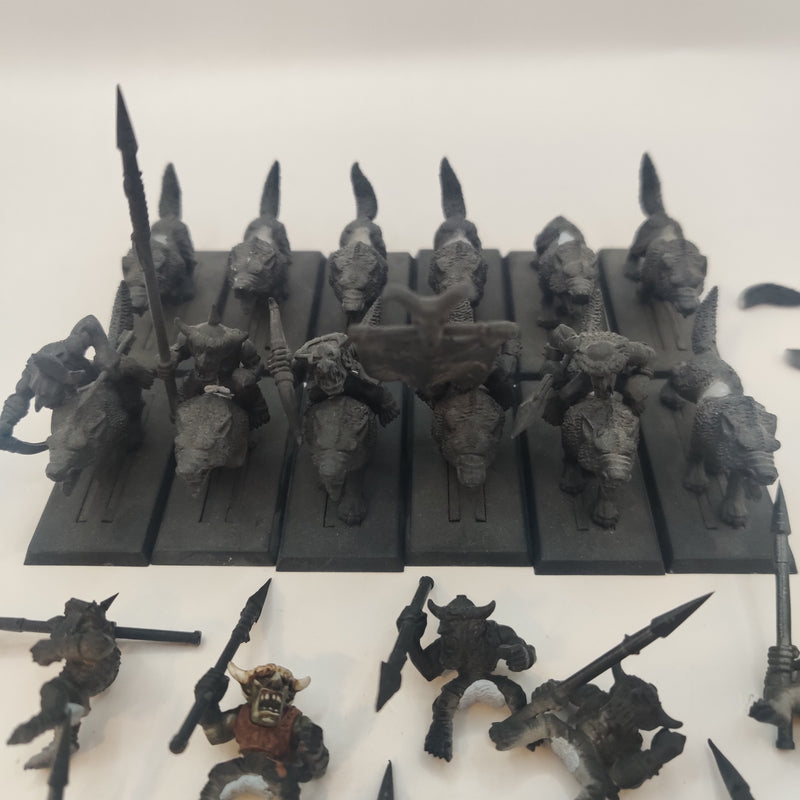 Warhammer the Old World Empire Goblin Wolf Riders BF073