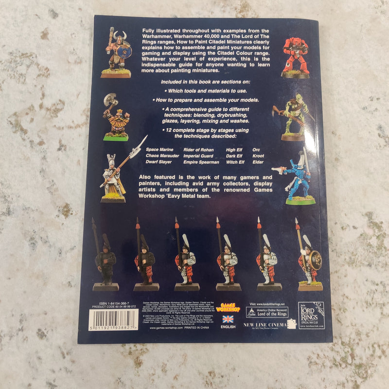 Games Workshop How to Paint Citadel Miniatures 2003 AV069