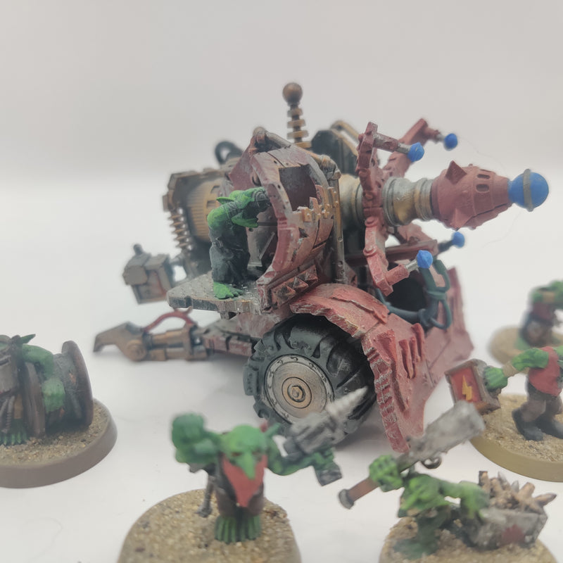 Warhammer 40k Ork Traktor Kannon with Grot Crew BC050