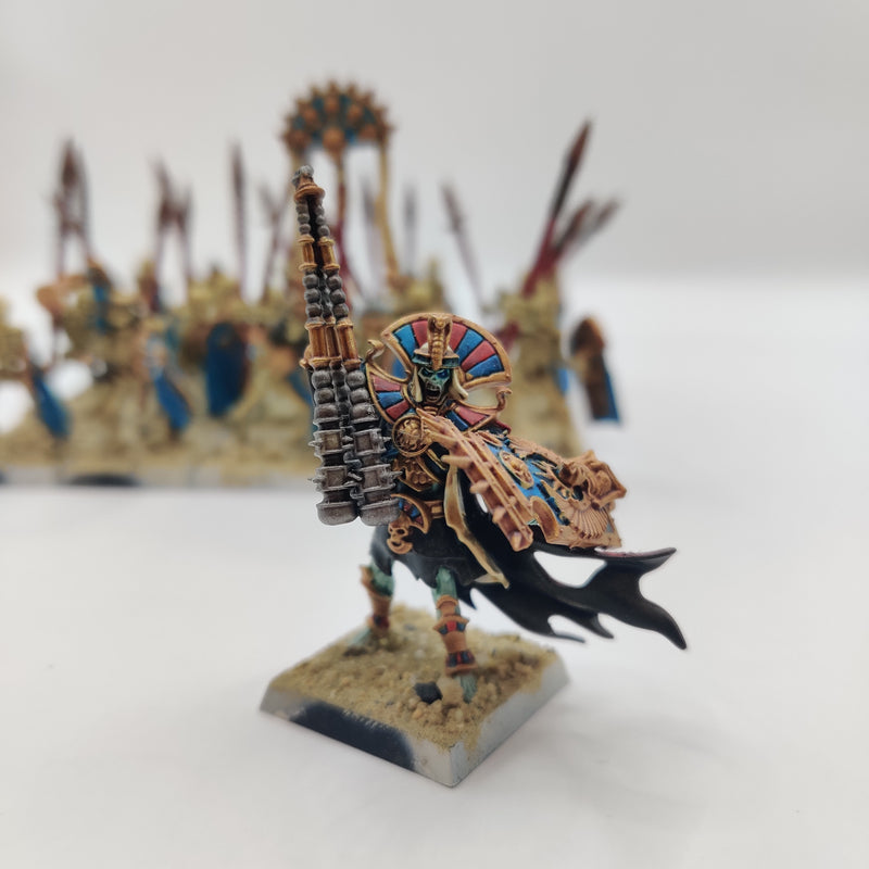 Tomb Kings of Khemri Skeleton Warriors and Tomb King - Painted AT098