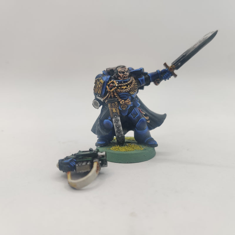 Warhammer 40k Space Marine Captain Pro painted Metal AZ085