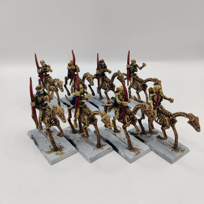 Tomb Kings of Khemri Skeleton Horse Archers x8 - Painted AI233