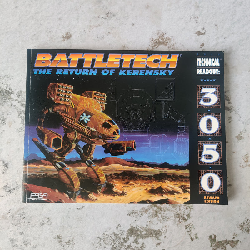 FASA Battletech Technical Readout: The Return of Kerensky 3050 (8614) AS306