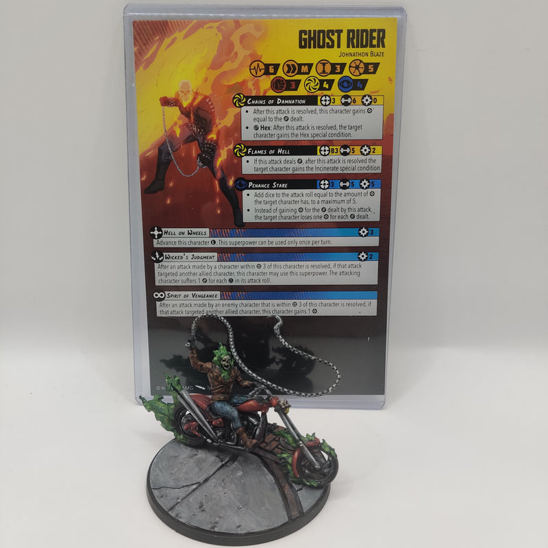 Marvel Crisis Protocol: Ghost Rider - Painted AX095