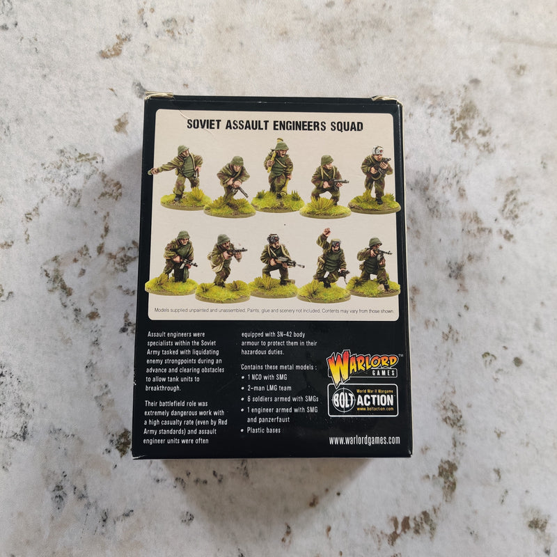 Bolt Action Soviet Assault Engineers Squad NIB AY167