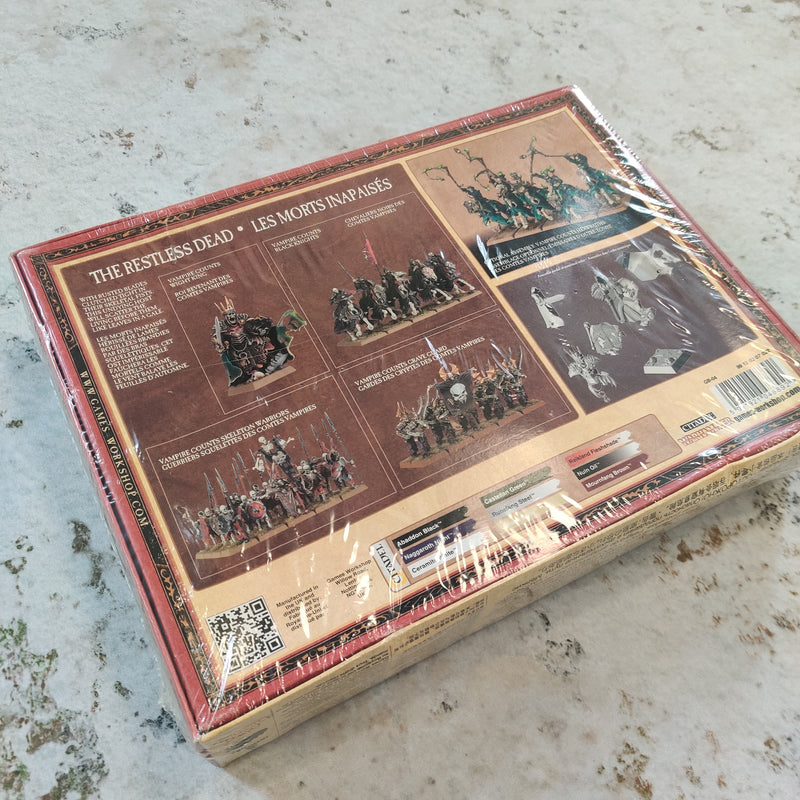 Warhammer Fantasy Vampire Counts The Restless Dead Army Box - SEALED AV126