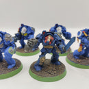 Warhammer 40k Space Marine Terminator Squad - Painted AH079