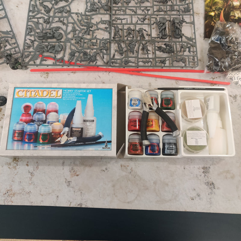 Warhammer 40k Dark Vengeance Box Set - incomplete including Paints and Tools Set AV093
