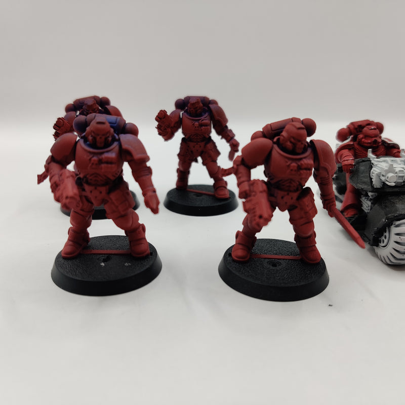 Warhammer 40k Space Marines Reivers and Attack Bike AH090