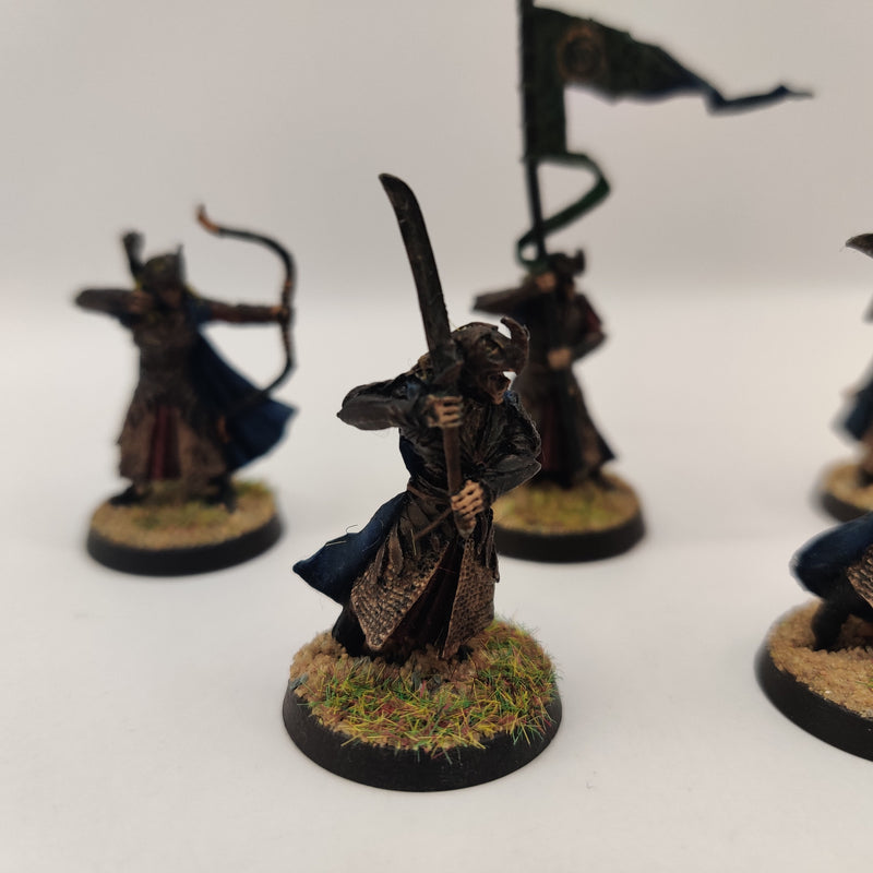 Lord of the Rings MESBG Galadhrim Warriors with Standard - Metal AW234