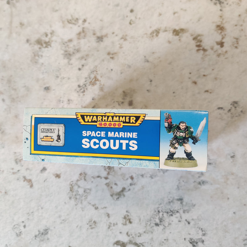 Warhammer 40k Space Marine Scouts Metal IN BOX Great Condition AZ077