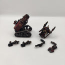 Warhammer 40k Space Marines Red Scorpions Techmarine & Thunderfire Cannon - Metal - Painted AI256