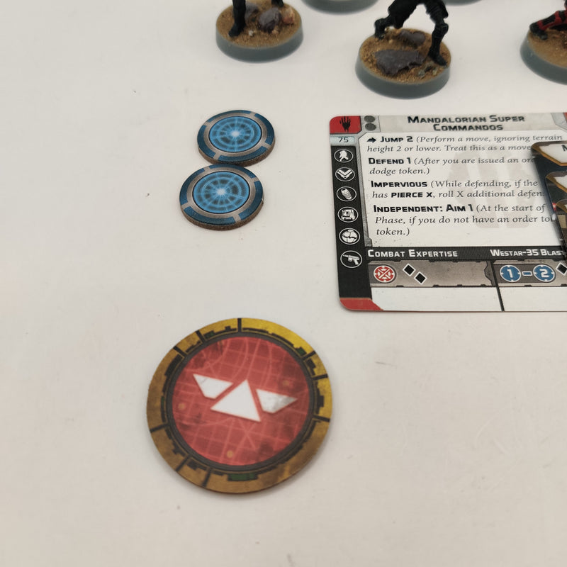 Star Wars Legion Shadow Collective Mandalorian Super Commandos AT143