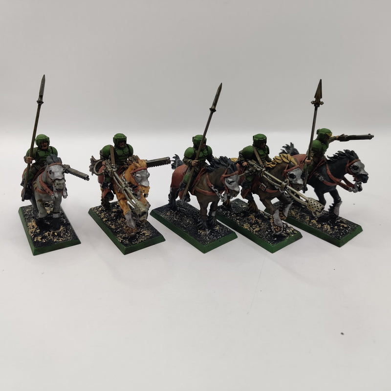 Warhammer 40k Astra Militarum Cadian Roughriders - Conversions - Painted BA192