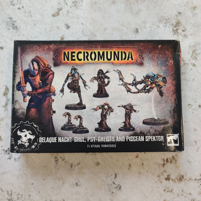 Necromunda Delaque Nacht-Ghul, Psy-Gheists and Piscean Spektor AV217