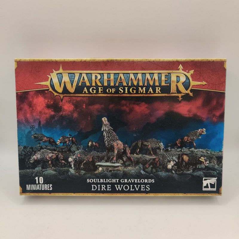 Age of Sigmar Soulblight Gravelords Dire Wolves - in Box AY030