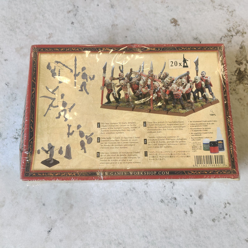 Warhammer Fantasy Vampire Counts Zombie Regiment - OOP Sealed BD015