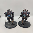 Warhammer 40k Imperial Knights Armiger Helverins - Painted AU074