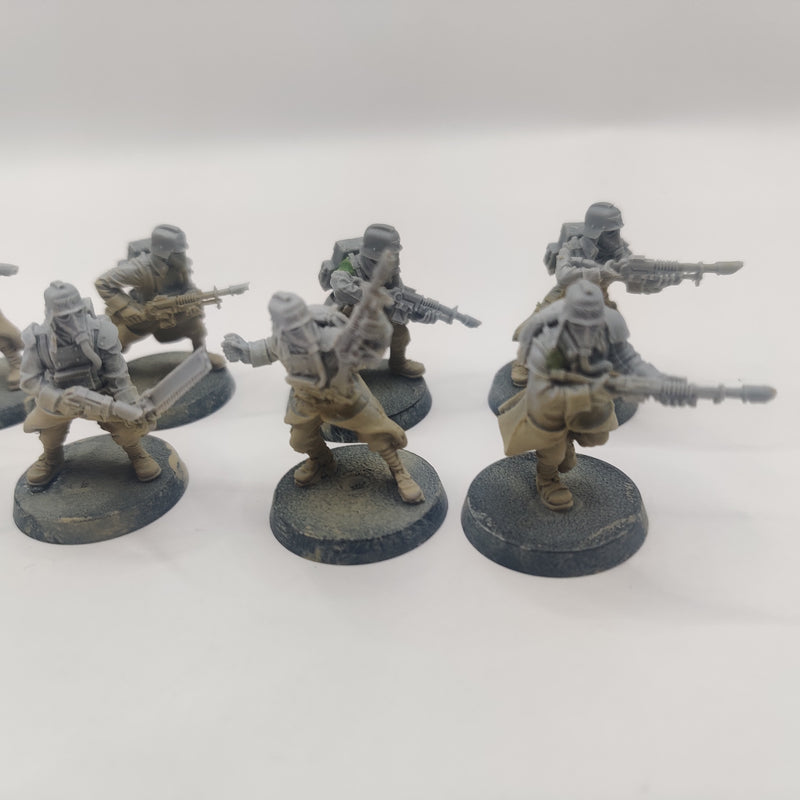 Warhammer 40k Forgeworld Death Korps of Krieg Squad Advancing AK010