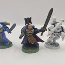 Warhammer 40k Space Marine Captain, Champion and Apothecary BC079