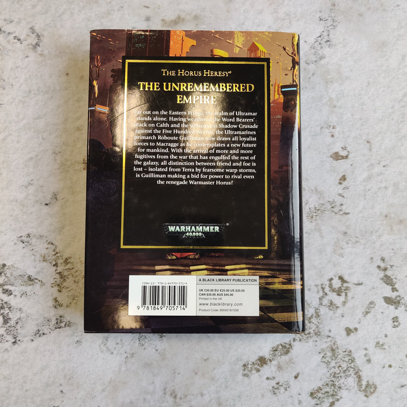 The Horus Heresy: The Unremembered Empire (Hardback) BG055