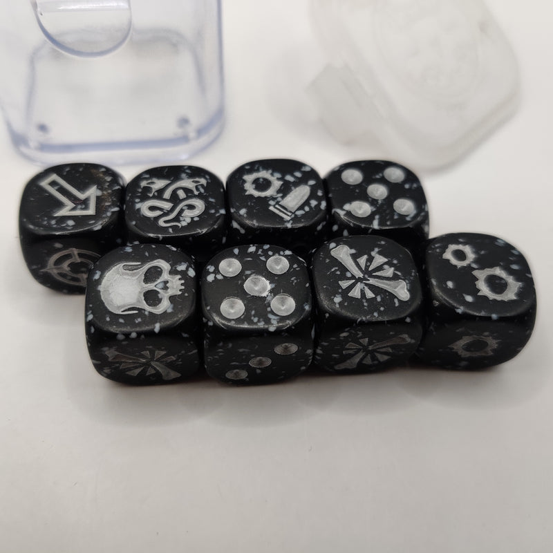 Necromunda House of Shadow Delaque Gang Dice Set AA010