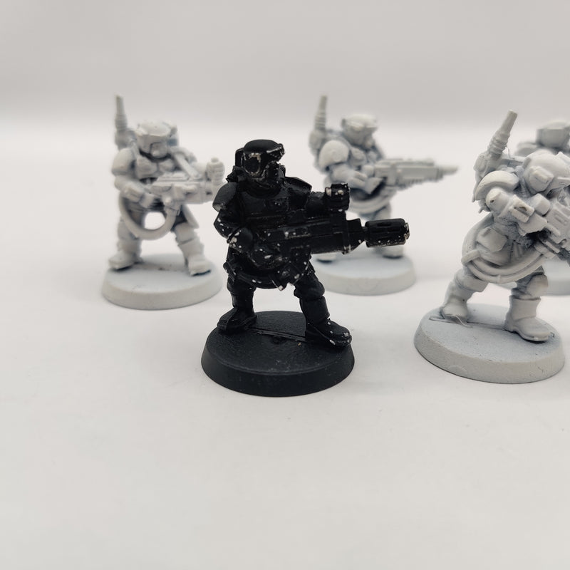 Warhammer 40k Astra Militarum Kasrkin Storm Troopers Metal AW186