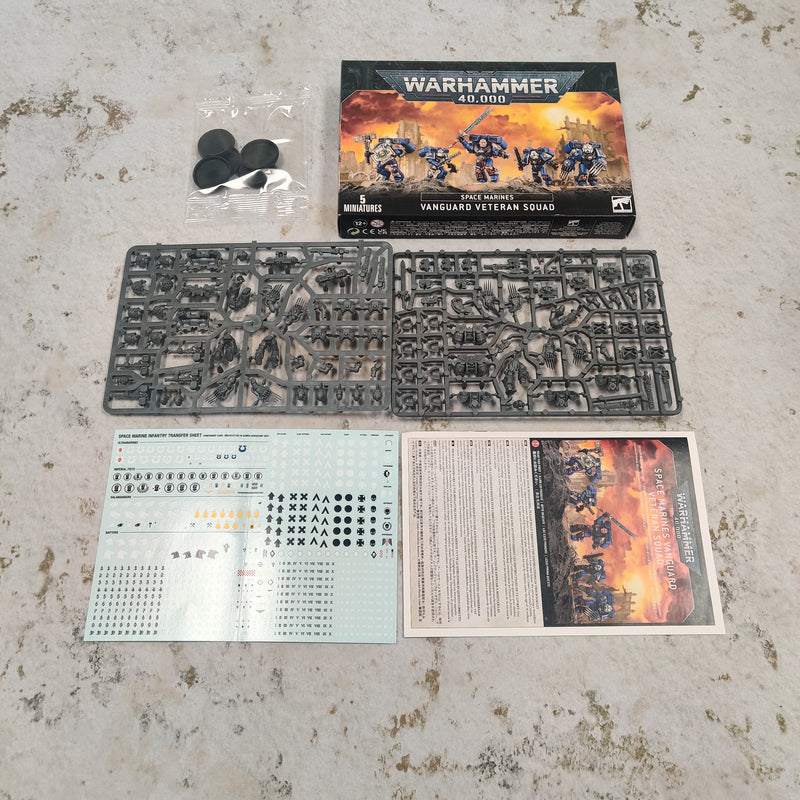 Warhammer 40k Space Marines Vanguard Veteran Squad - In Box AY302