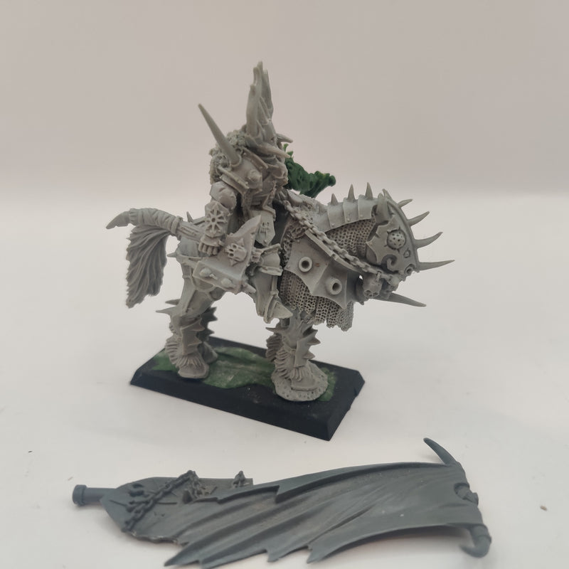 Warhammer the Old World Chaos Lord on Daemonic Mount - BSB Conversion AI120