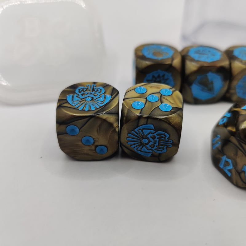 Blood Bowl Lizardmen Dice Set - OOP AI232