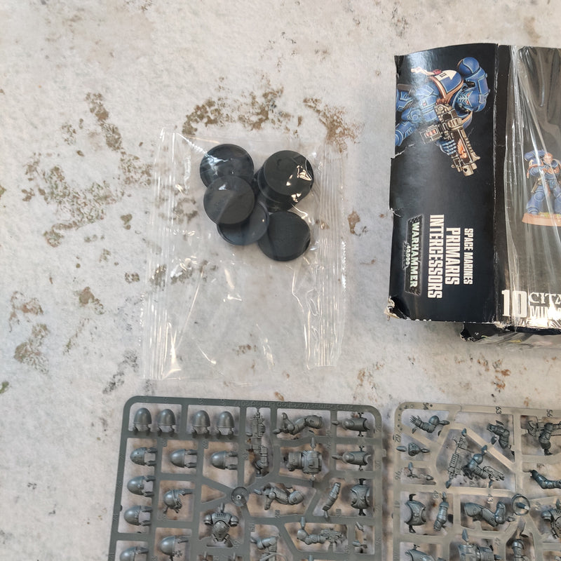 Warhammer 40k Space Marine Primaris Intercessors in box - Complete AV139