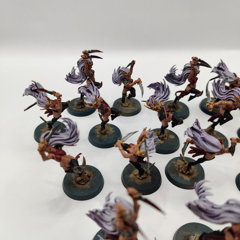 Age of Sigmar Daughters of Khaine Wyche Aelves x20 - Painted AW186