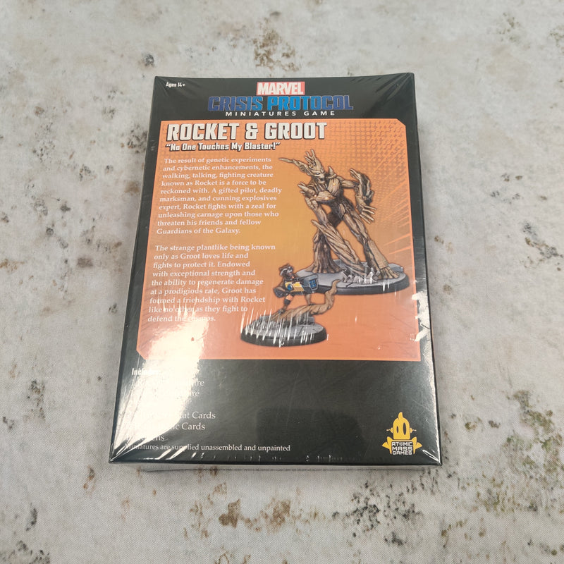 Marvel Crisis Protocol Rocket and Groot CP17 - Sealed AY308