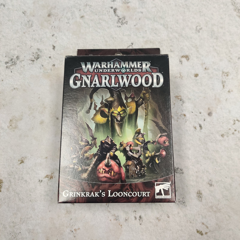 Warhammer Underworlds Grinkrak's Looncourt - Assembled includes cards AV223