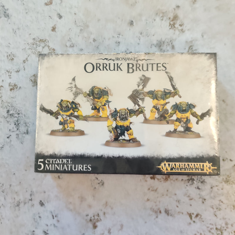 Age of Sigmar Ironjawz Orruk Brutes - In Box AV057