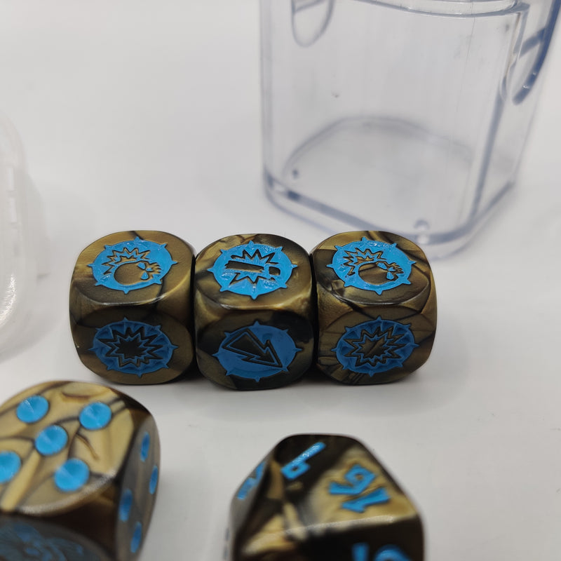 Blood Bowl Lizardmen Dice Set - OOP AI232