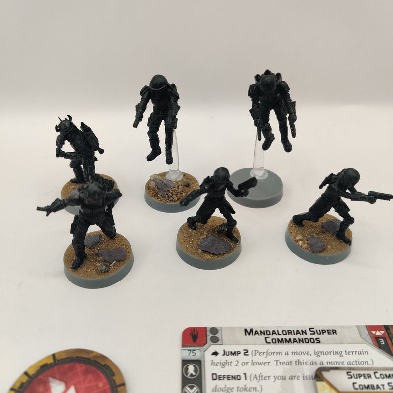 Star Wars Legion Shadow Collective Mandalorian Super Commandos AO006