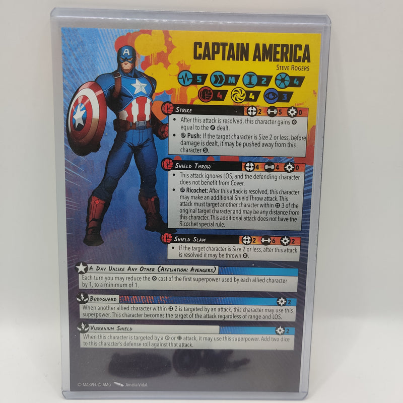 Marvel Crisis Protocol: Captain America - Painted AX092