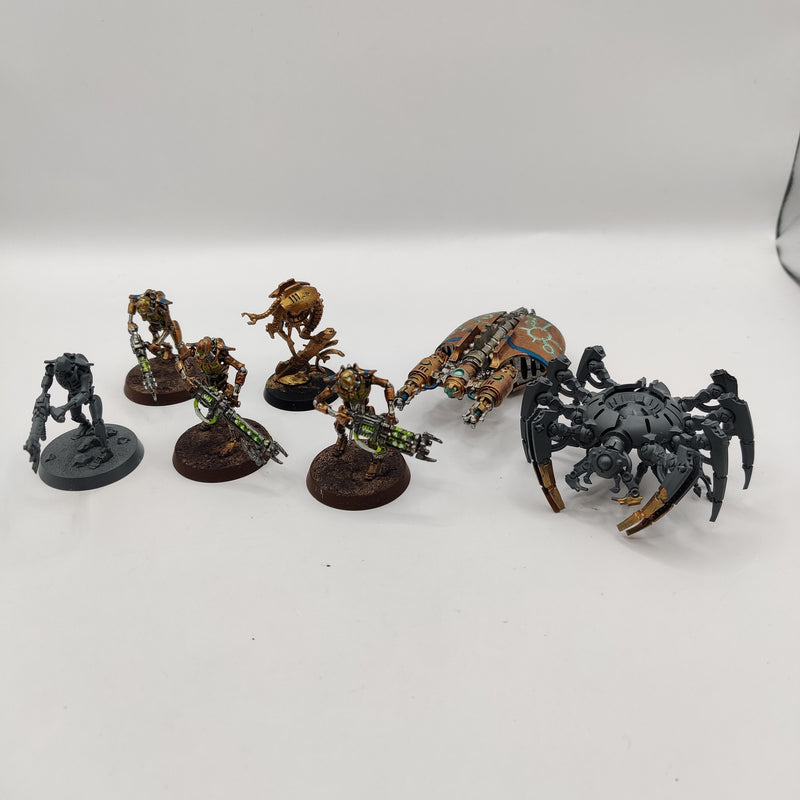 Warhammer 40k Necrons Canoptek Spyder and Warriors AI110