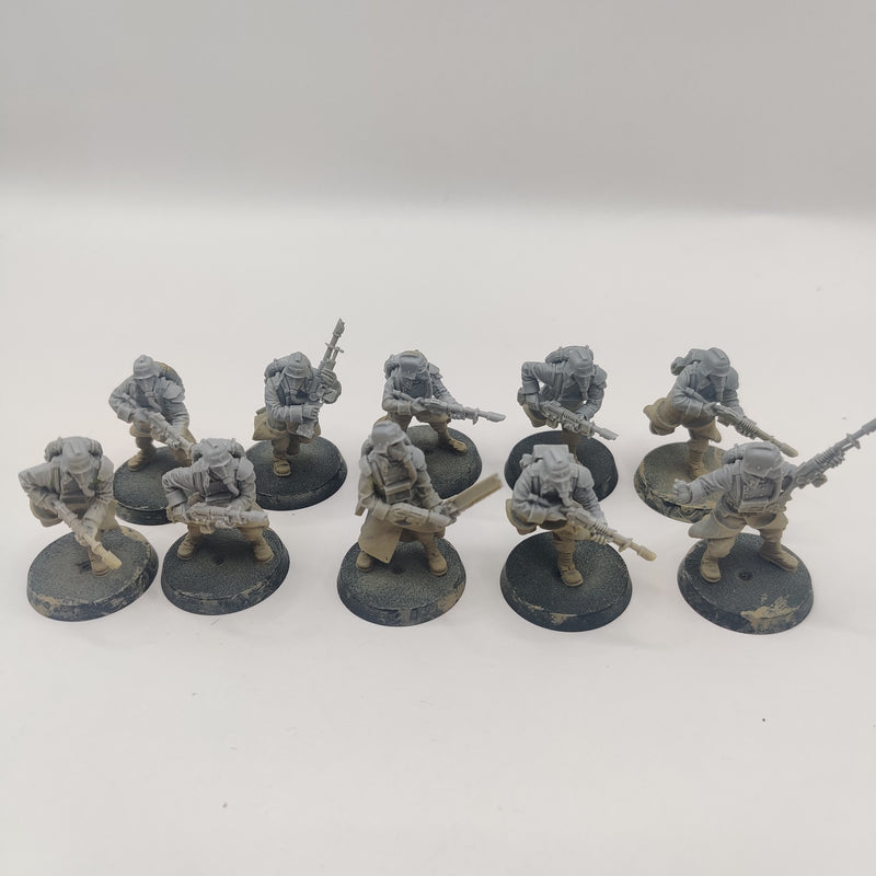 Warhammer 40k Forgeworld Death Korps of Krieg Squad Advancing AD022