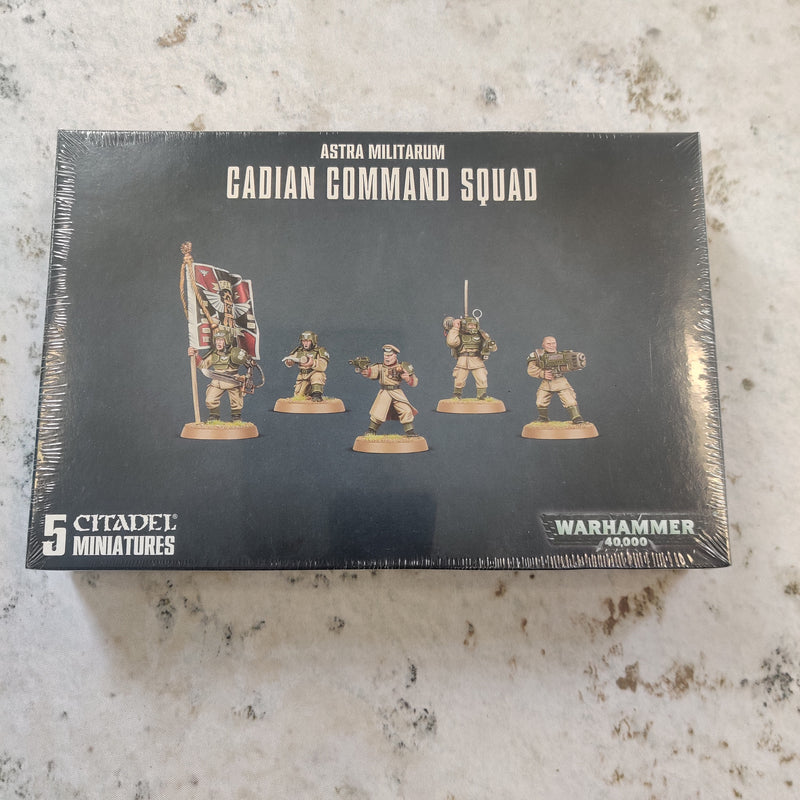 Warhammer 40k Cadian Command Squad NIB BB070