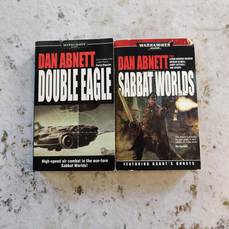 Warhammer 40k Dan Abnett Novel Bundle Sabbat Worlds Double Eagle AY213