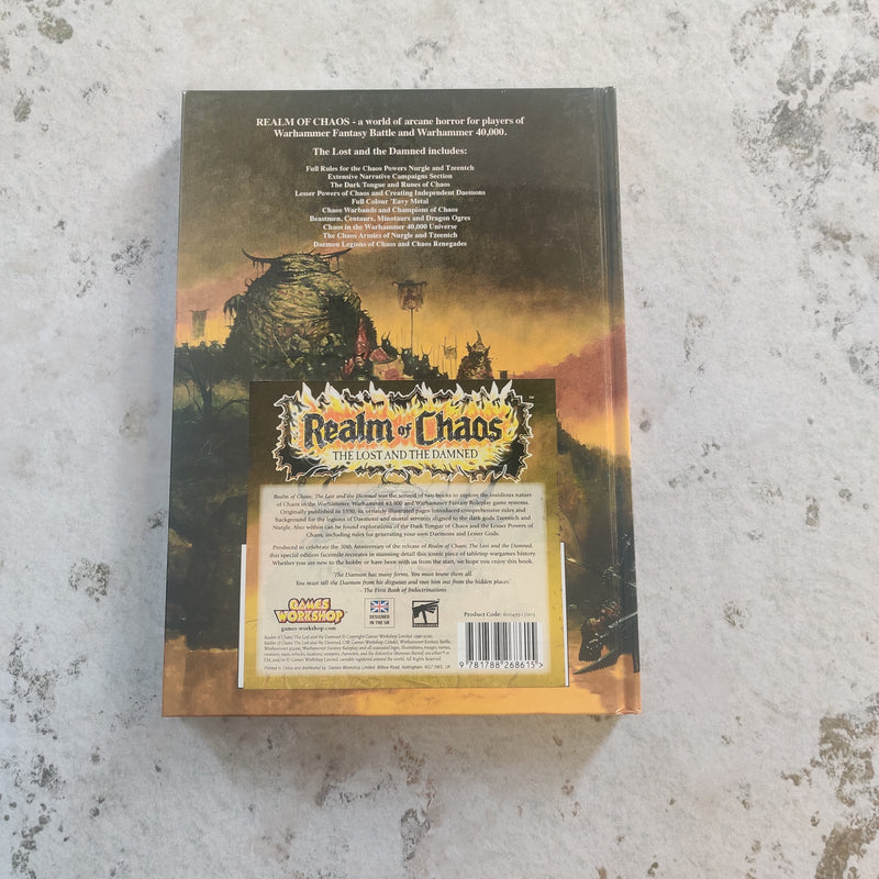 Warhammer Realm of Chaos The Lost and the Damned - Reprint Hardback AY031